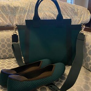 Rothy’s handbag in sold out green. Shoes are separate!!